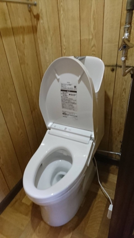 【 水漏れ  トイレ交換工事 】 札幌のMADOショップ/手稲富丘店